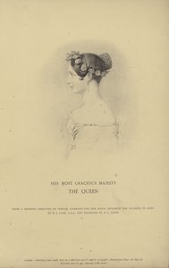 Viktória királynő portréja